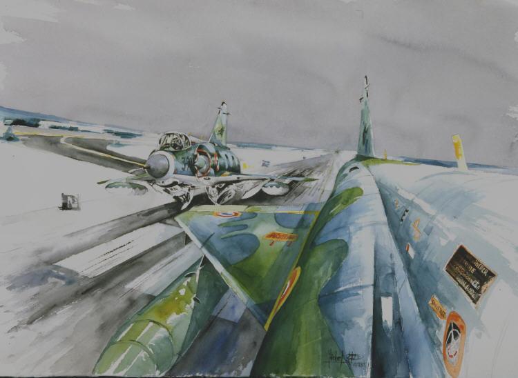 Mirage III E au décollage Mirage III E au décollage