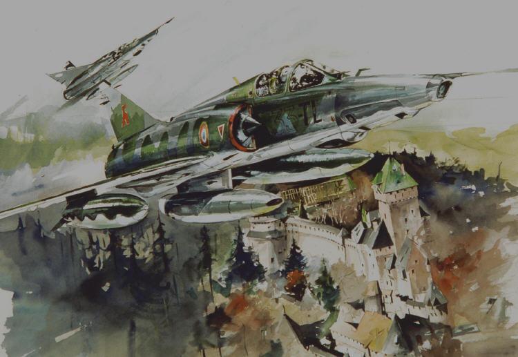 Mirage III RD sur le Haut-Koenigsbourg Mirage III RD sur le Haut-Koenigsbourg