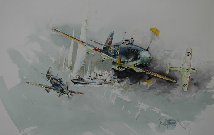 Hurricane en Manche-1944