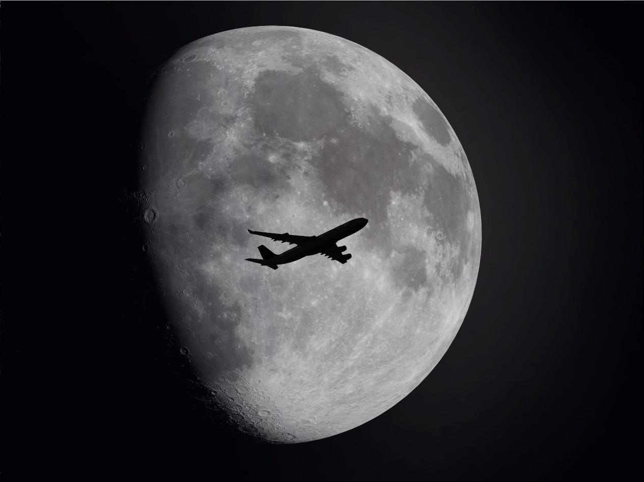 HD Moon Texture + Airport Jetway-4262 