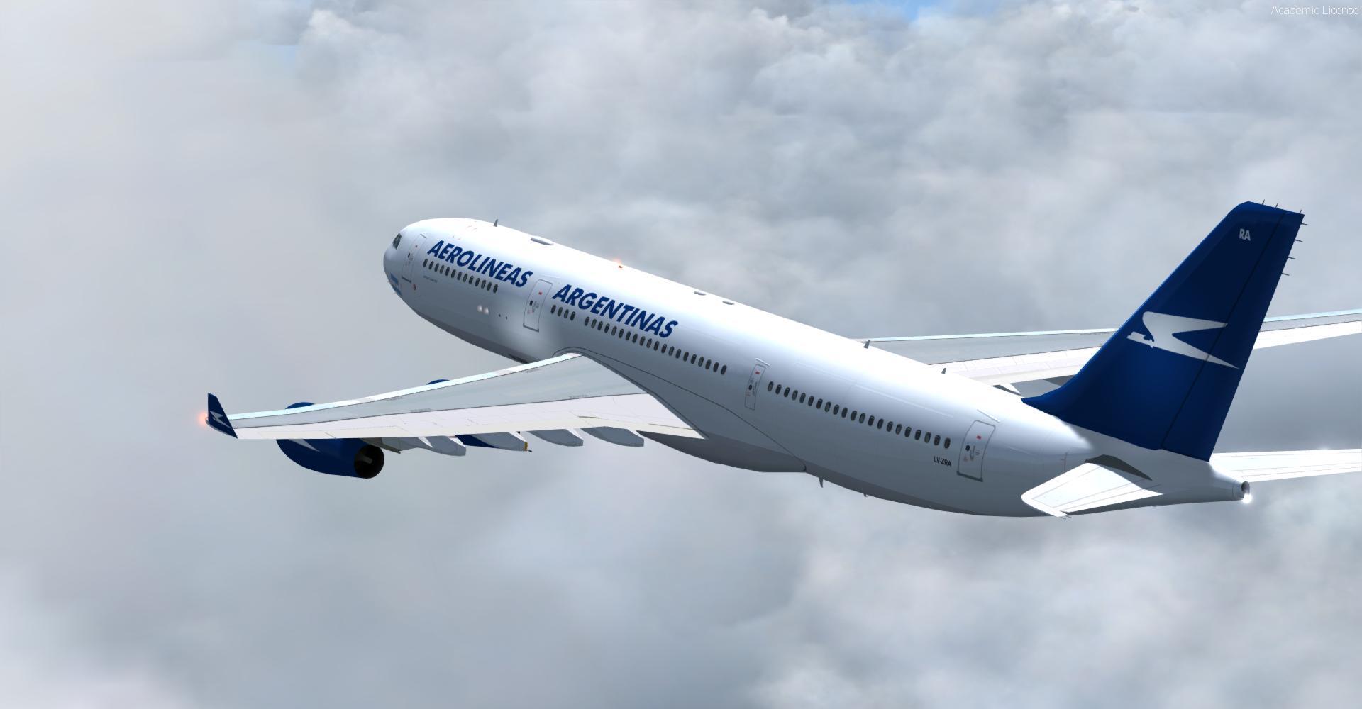 Airbus A340-200 Aerolineas Argentinas for FSX and P3D