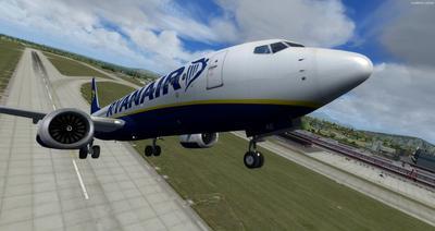 Boeing 737 MAX8 Daghang Livery FSX P3D 28