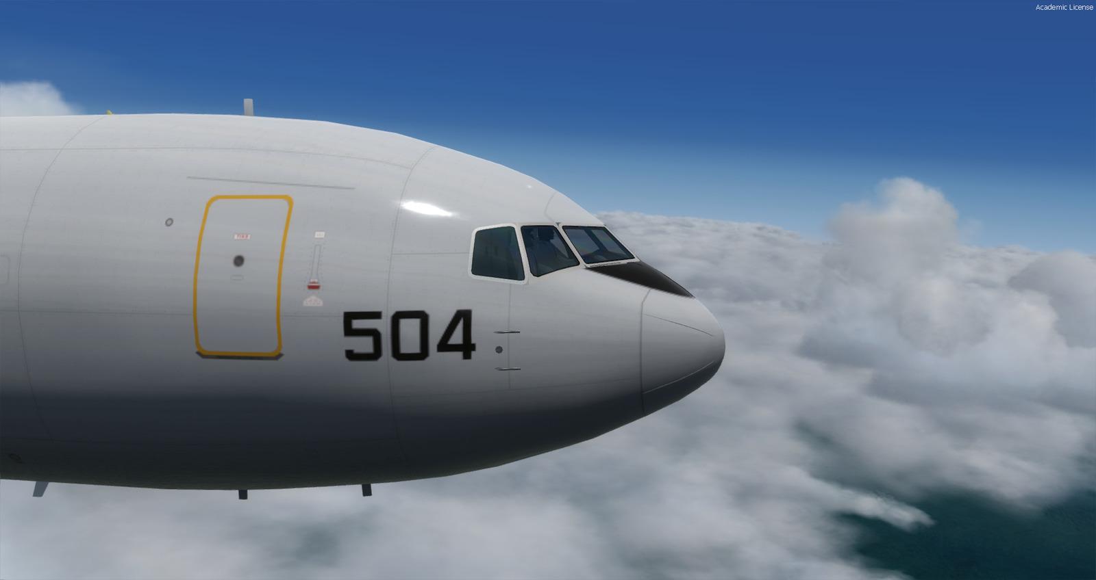 Boeing E-767 84-3504 Japan ASDF for FSX and P3D - DOWNLOAD