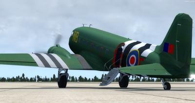 ডগলাস ডিসি এক্সএনএমএক্স বর্ধিত FSX P3D 3