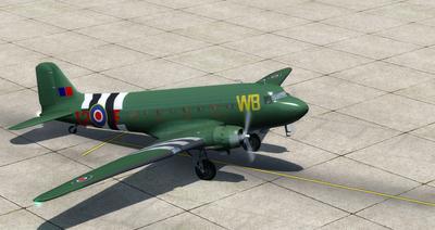 ডগলাস ডিসি এক্সএনএমএক্স বর্ধিত FSX P3D 6