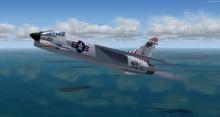 F 8 Вотів хрестоносців FSX P3D 8