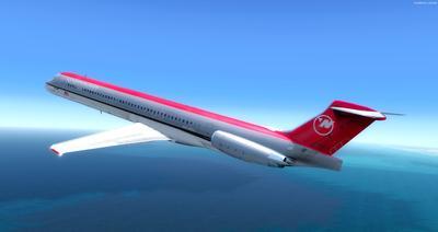 മക്ഡൊണെൽ ഡഗ്ലസ് എംഡി 80 സീരീസ് മൾട്ടി ലിവറി FSX P3D 32