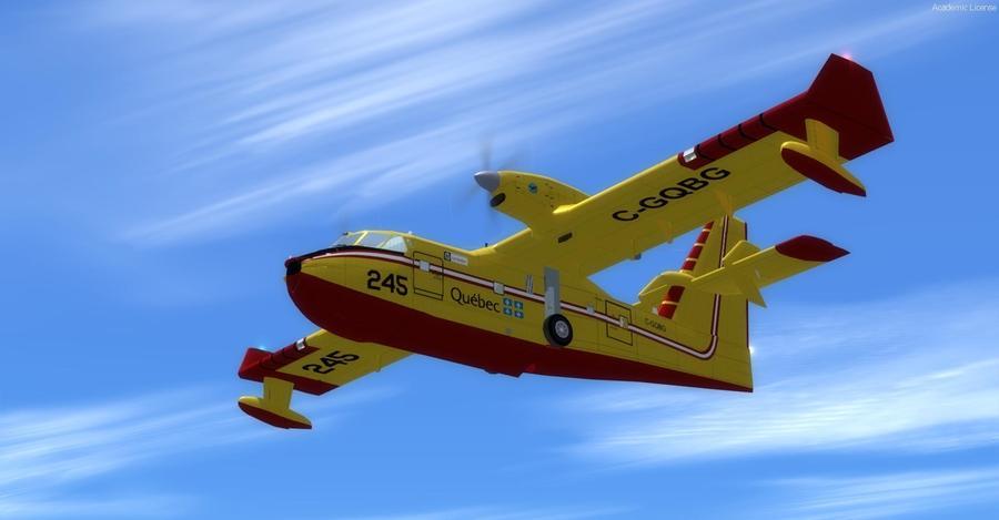 canadair cl-415 fsx