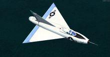 Convair মডেল 7002 XF 92A FSX P3D 2