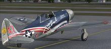 Poblacht XP 47J Stripach FSX P3D 7
