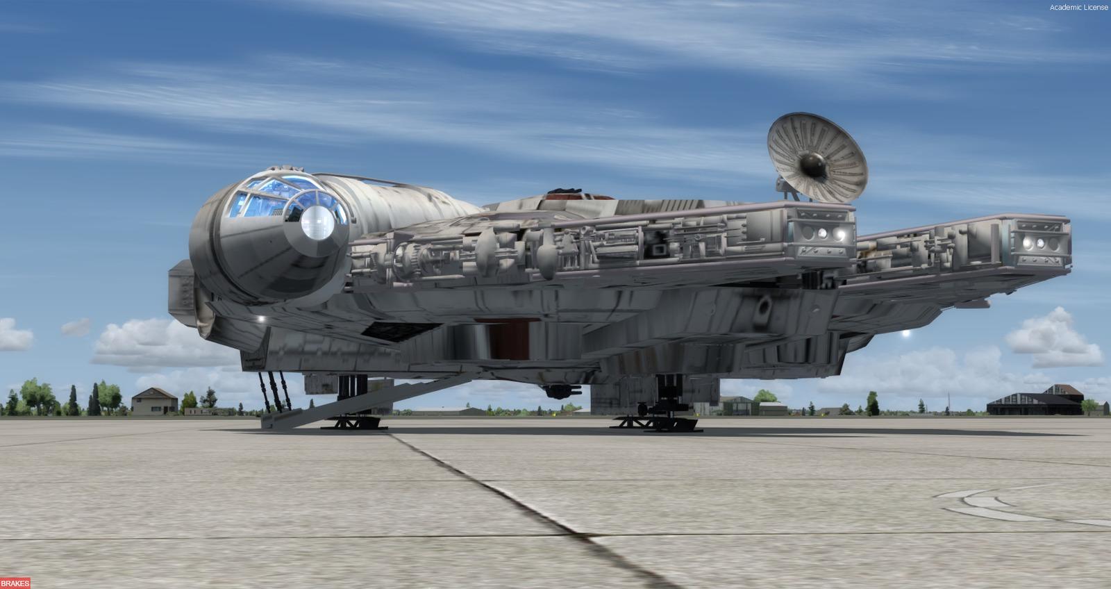 DOWNLOAD Star Wars Millenium Falcon FSX - Rikoooo