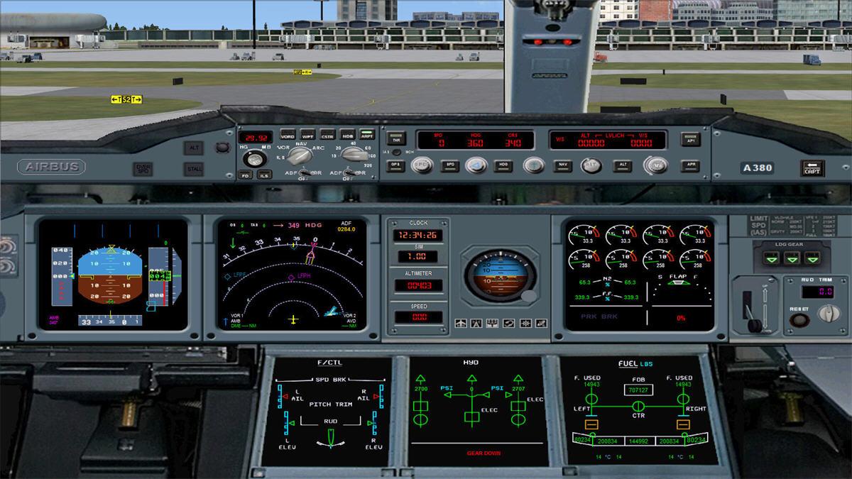 Airbus A380 Air Franceをダウンロード Fsx