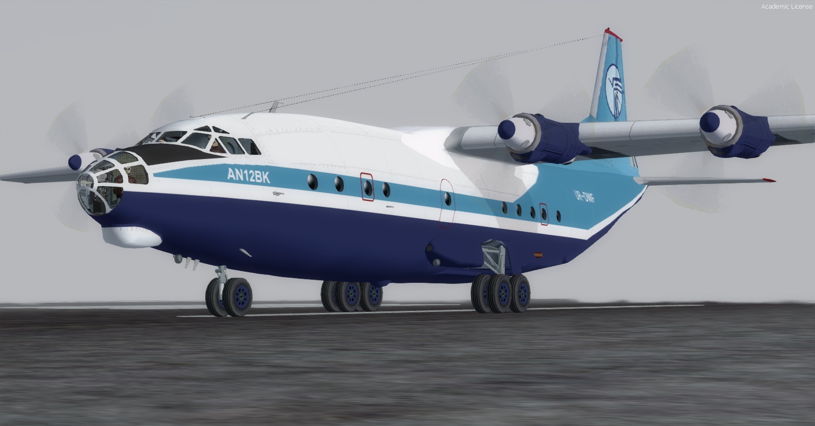 Antonov An-12BK Cub For FSX And P3D - DOWNLOAD