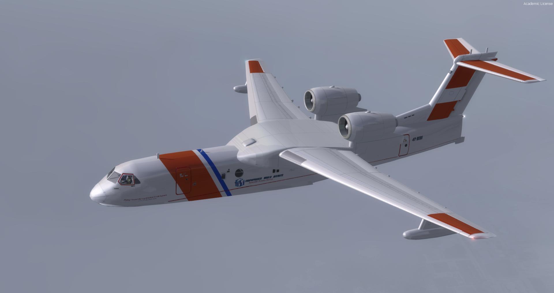 Russian Beriev BE-200 Amphibious Aircraft