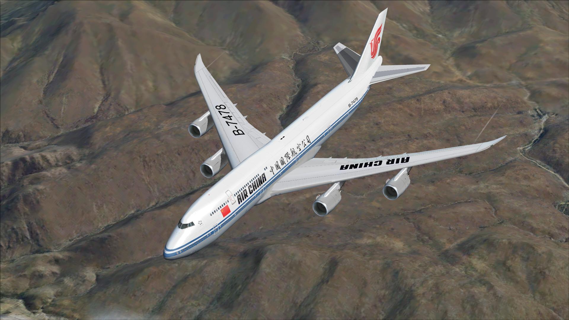 قم بتنزيل باقة بوينج 747 8i من الخطوط الجوية الصينية Fsx P3d