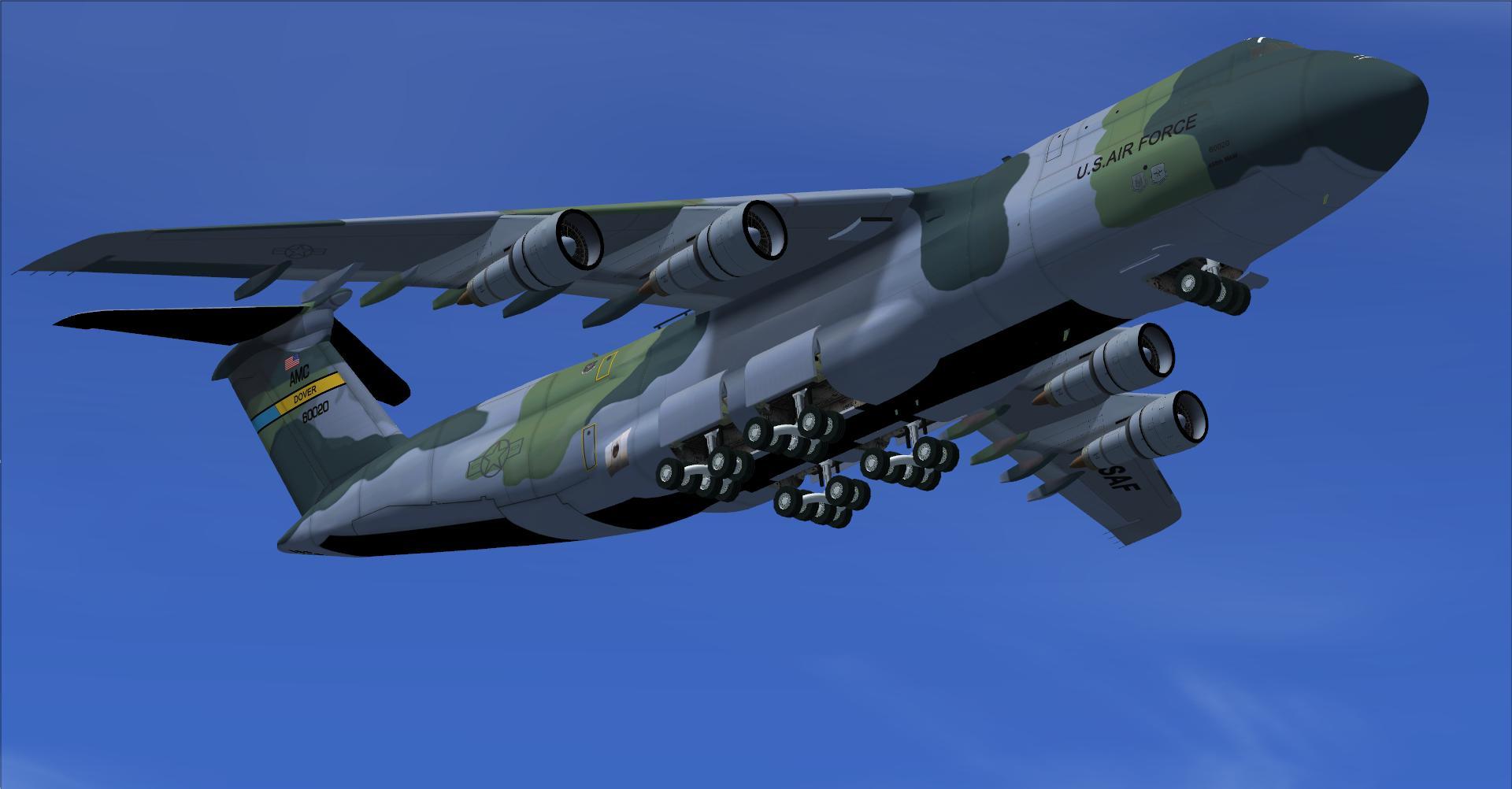Lockheed C 5 Galaxy Alphasimをダウンロード Fsx P3d りこー