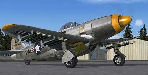 ሪፑብሊክ XP-72 Escort FSX Native FSX & P3D