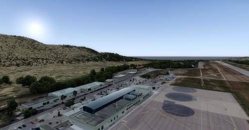 OFX Calvi Сент-Кэтрин нисэх онгоцны буудлын LFKC FSX & P3D