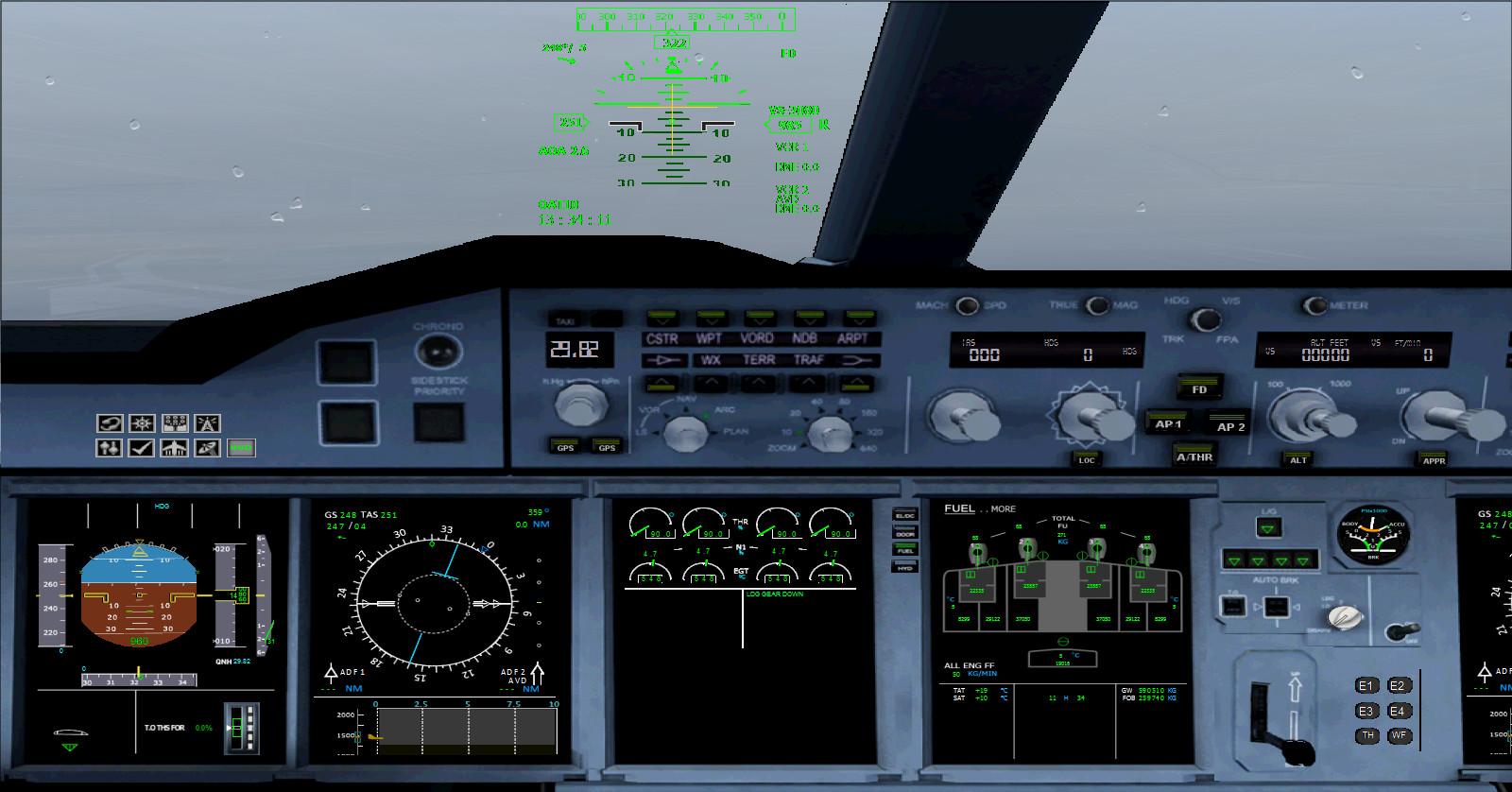 project airbus cockpit merge